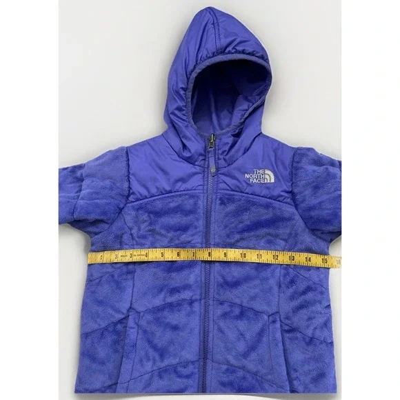 The North Face Girl's Hooded Jacket Reversible Purple Jacket Size Small 7/8 - Picture 4 of 10